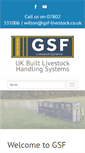 Mobile Screenshot of gsf-livestock.co.uk