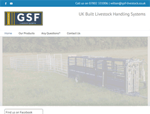 Tablet Screenshot of gsf-livestock.co.uk